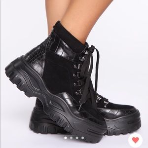 Combat boots *brand new **